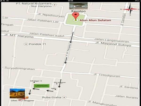 Puri Minggiran Guesthouse Yogya Yogyakarta Esterno foto
